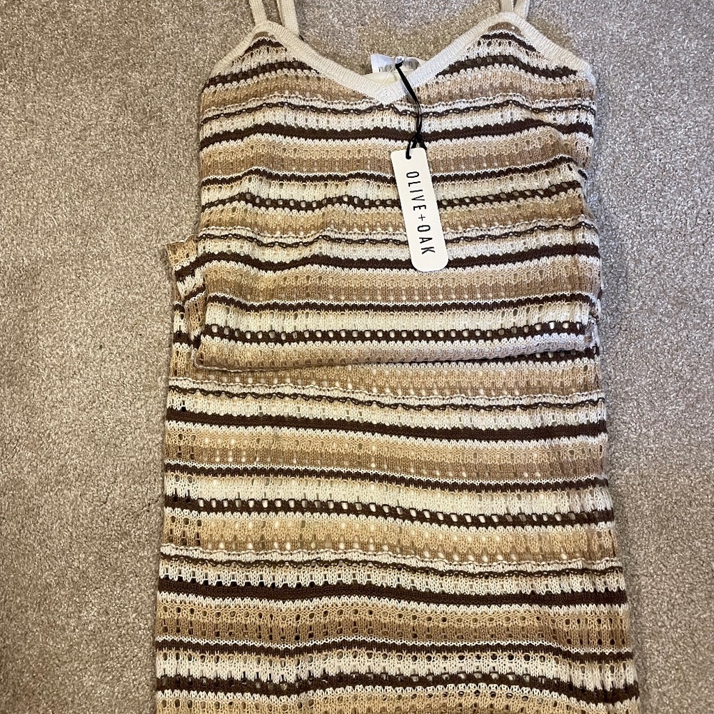 Beach croquet midi dress